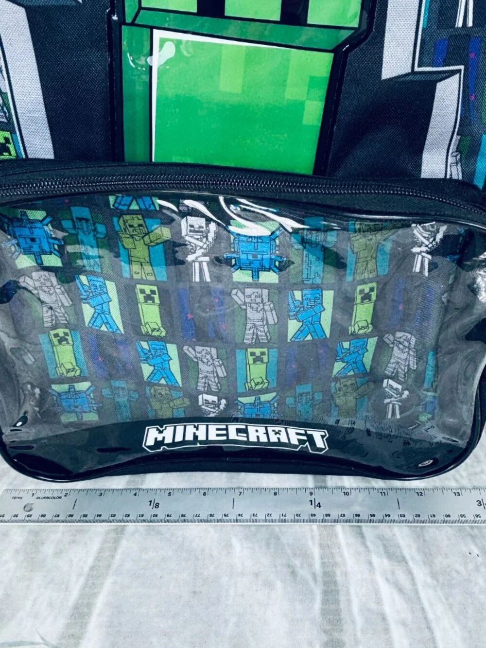 Minecraft Backpack Creeper Design